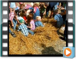 Rae Valley Heritage Association Video - Kids Money Scramble in the Hay