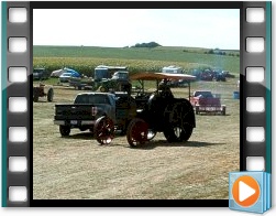 Rae Valley Heritage Association Video - Antique Rumely Oil Pull Tractor on the Move